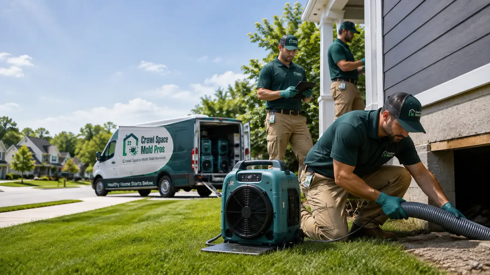 Crawl Space Mold Removal in Salisbury, MA
